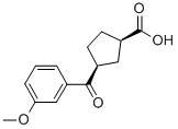 CIS-3-(3-METHOXYBENZOYL)CYCLOPENTANE-1-CARBOXYLIC ACID CAS#: 732252-24-3