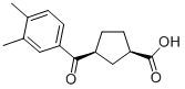 CIS-3-(3,4-DIMETHYLBENZOYL)CYCLOPENTANE-1-CARBOXYLIC ACID CAS#: 732253-20-2