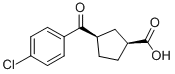 CIS-3-(4-CHLOROBENZOYL)CYCLOPENTANE-1-CARBOXYLIC ACID CAS#: 732252-68-5