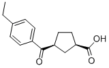 CIS-3-(4-ETHYLBENZOYL)CYCLOPENTANE-1-CARBOXYLIC ACID CAS#: 732252-55-0