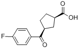 CIS-3-(4-FLUOROBENZOYL)CYCLOPENTANE-1-CARBOXYLIC ACID CAS#: 732252-83-4
