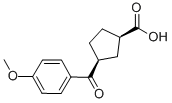 CIS-3-(4-METHOXYBENZOYL)CYCLOPENTANE-1-CARBOXYLIC ACID CAS#: 732252-30-1