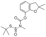 Carbamic acid, ((1,1-dimethylethyl)thio)sulfinyl)methyl)-, 2,3-dihydro -2,2-dimethyl-7-benzofuranyl ester CAS#: 77267-55-1