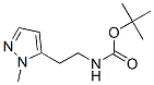Carbamic acid, [2-(1-methyl-1H-pyrazol-5-yl)ethyl]-, 1,1-dimethylethyl ester (9CI) CAS#: 796845-51-7