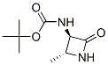 Carbamic acid, [(2R,3R)-2-methyl-4-oxo-3-azetidinyl]-, 1,1-dimethylethyl ester CAS#: 745074-60-6