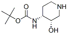 Carbamic acid, [(3S,4R)-3-hydroxy-4-piperidinyl]-, 1,1-dimethylethyl ester (9CI) CAS#: 724787-35-3