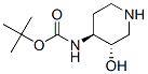 Carbamic acid, [(3S,4S)-3-hydroxy-4-piperidinyl]-, 1,1-dimethylethyl ester (9CI) CAS#: 724788-22-1