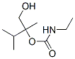 Carbamic acid, ethyl-, 1-(hydroxymethyl)-1,2-dimethylpropyl ester (9CI) CAS#: 743477-22-7