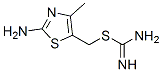 Carbamimidothioic acid, (2-amino-4-methyl-5-thiazolyl)methyl ester (9CI) CAS#: 771424-85-2