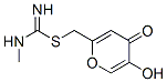 Carbamimidothioic acid, N-methyl-, (5-hydroxy-4-oxo-4H-pyran-2-yl)methyl ester (9CI) CAS#: 737721-15-2