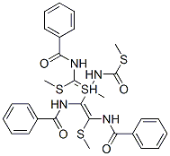 Carbamothioic acid, [(benzoylamino)(methylthio)methylene]-, S-methyl e ster CAS#: 79340-34-4