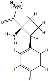 Cyclobutanecarboxylic acid, 1-amino-2-phenyl-, (1R,2R)-rel- (9CI) CAS#: 740733-77-1