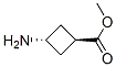 Cyclobutanecarboxylic acid, 3-amino-, methyl ester, trans- (9CI) CAS#: 766458-70-2