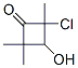 Cyclobutanone,  2-chloro-3-hydroxy-2,4,4-trimethyl- CAS#: 73199-38-9