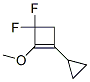 Cyclobutene, 1-cyclopropyl-3,3-difluoro-2-methoxy- (9CI) CAS#: 760179-33-7
