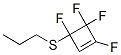 Cyclobutene, 1,3,4,4-tetrafluoro-3-(propylthio)- (9CI) CAS#: 766547-35-7