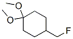 Cyclohexane, 4-(fluoromethyl)-1,1-dimethoxy- (9CI) CAS#: 758716-91-5