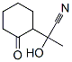 Cyclohexaneacetonitrile, -alpha--hydroxy--alpha--methyl-2-oxo- CAS#: 78747-28-1