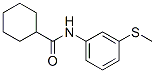 Cyclohexanecarboxamide, N-[3-(methylthio)phenyl]- (9CI) CAS#: 723263-71-6