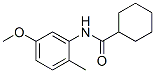 Cyclohexanecarboxamide, N-(5-methoxy-2-methylphenyl)- (9CI) CAS#: 712298-87-8