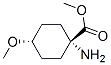 Cyclohexanecarboxylic acid, 1-amino-4-methoxy-, methyl ester, trans- (9CI) CAS#: 765262-90-6
