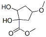 Cyclopentanecarboxylic acid, 1,2-dihydroxy-4-methoxy-, methyl ester (9CI) CAS#: 76325-19-4