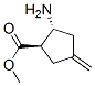 Cyclopentanecarboxylic acid, 2-amino-4-methylene-, methyl ester, trans- (9CI) CAS#: 773822-43-8