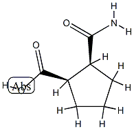 Cyclopentanecarboxylic acid, 2-(aminocarbonyl)-, (1R,2S)-rel-(-)- (9CI) CAS#: 714192-66-2
