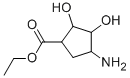 Cyclopentanecarboxylic acid, 4-amino-2,3-dihydroxy-, ethyl ester, CAS#: 772306-58-8