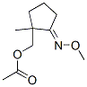 Cyclopentanone, 2-[(acetyloxy)methyl]-2-methyl-, 1-(O-methyloxime) (9CI) CAS#: 750649-24-2