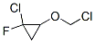 Cyclopropane, 1-chloro-2-(chloromethoxy)-1-fluoro- (9CI) CAS#: 73602-59-2