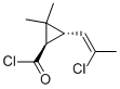 Cyclopropanecarbonyl chloride, 3-(2-chloro-1-propenyl)-2,2-dimethyl-, trans- (9CI) CAS#: 77748-14-2