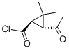Cyclopropanecarbonyl chloride, 3-acetyl-2,2-dimethyl-, trans- (9CI) CAS#: 77772-08-8