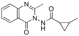Cyclopropanecarboxamide, 2-methyl-N-(2-methyl-4-oxo-3(4H)-quinazolinyl)- CAS#: 732992-32-4