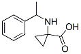 Cyclopropanecarboxylic acid, 1-[(1-phenylethyl)amino]- (9CI) CAS#: 791555-07-2
