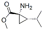 Cyclopropanecarboxylic acid, 1-amino-2-(1-methylethyl)-, methyl ester, trans- CAS#: 787522-21-8