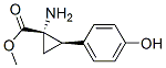 Cyclopropanecarboxylic acid, 1-amino-2-(4-hydroxyphenyl)-, methyl ester, cis- (9CI) CAS#: 786603-03-0