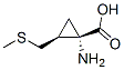 Cyclopropanecarboxylic acid, 1-amino-2-[(methylthio)methyl]-, cis- (9CI) CAS#: 778537-26-1