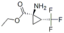 Cyclopropanecarboxylic acid, 1-amino-2-(trifluoromethyl)-, ethyl ester, (1R,2R)- CAS#: 752199-49-8