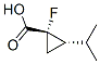 Cyclopropanecarboxylic acid, 1-fluoro-2-(1-methylethyl)-, trans- (9CI) CAS#: 79658-29-0
