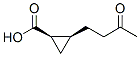 Cyclopropanecarboxylic acid, 2-(3-oxobutyl)-, (1R,2S)- (9CI) CAS#: 774214-56-1