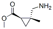 Cyclopropanecarboxylic acid, 2-(aminomethyl)-2-methyl-, methyl ester, cis- CAS#: 773816-23-2