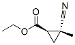 Cyclopropanecarboxylic acid, 2-cyano-2-methyl-, ethyl ester, cis- (9CI) CAS#: 73178-42-4