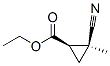 Cyclopropanecarboxylic acid, 2-cyano-2-methyl-, ethyl ester, trans- (9CI) CAS#: 73178-41-3