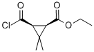 Cyclopropanecarboxylic acid, 3-(chlorocarbonyl)-2,2-dimethyl-, ethyl ester, cis- (9CI) CAS#: 74408-49-4