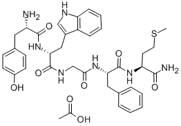 (D-TRP2)-METHIONINE ENKEPHALINAMIDE*ACET ATE CAS#: 73459-29-7