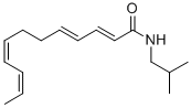 DODECA-2,4,8,10-TETRAENOIC ACID ISOBUTYLAMIDE CAS#: 77448-63-6