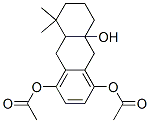 Diacetic acid 5,6,7,8,8a,9,10,10a-octahydro-8a-hydroxy-5,5-dimethylanthracene-1,4-diyl ester CAS#: 77880-98-9