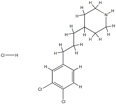 ((Dichloro-3,4 phenyl)-3 propyl-1)-4 piperidine chlorhydrate [French] CAS#: 76000-02-7