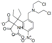 Diethyl(acetylamino)((2-((bis(2-chloroethyl)amino)methyl)-5-nitrophenyl)methyl)propanedioate CAS#: 74980-13-5